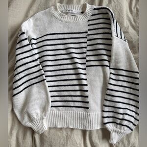 Frame Women's Mixed Striped Sweater